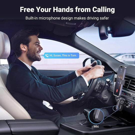 Ugreen Bluetooth Αυτοκινήτου CM596 για το Ηχοσύστημα (AUX)