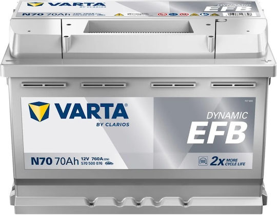 Varta Battery N70 Blue Efb Start-stop 70ah