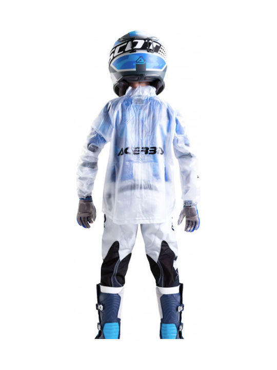 Acerbis Rain 3.0 Junior Ανδρικό Αδιάβροχο Μπουφάν Μηχανής Διάφανο Χρώμα