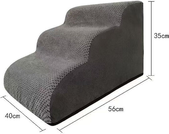 Dog Car Steps Gray