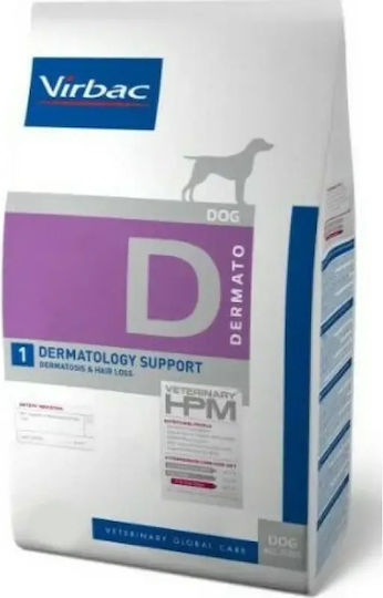 Virbac Dermatology Support 3kg Dry Food for Dogs with Chicken and Pork