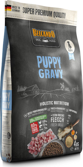 Belcando Puppy Gravy 4кг Суха Храна без Зърнени храни за Кученца с Птици и Ориз