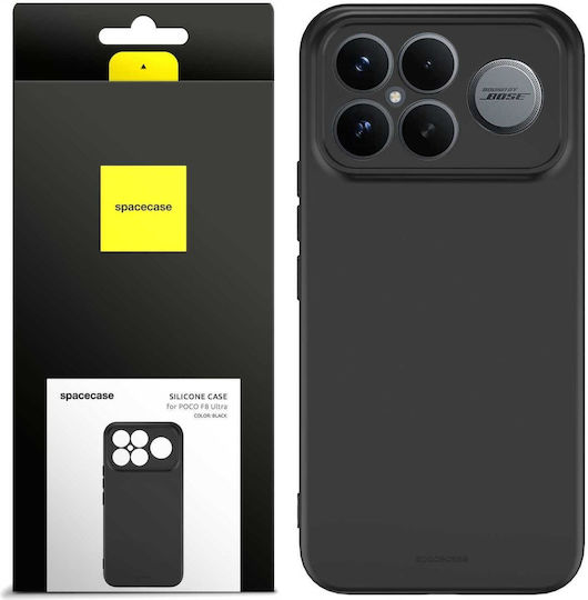 Spacecase Silicone Back Cover Σιλικόνης Μαύρο (Poco F8 Ultra)
