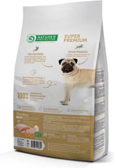 Nature's Protection Weight Control Sterilised Adult 4kg Ξηρά Τροφή χωρίς Σιτηρά για Ενήλικους Στειρωμένους Σκύλους με Πουλερικά και Ρύζι