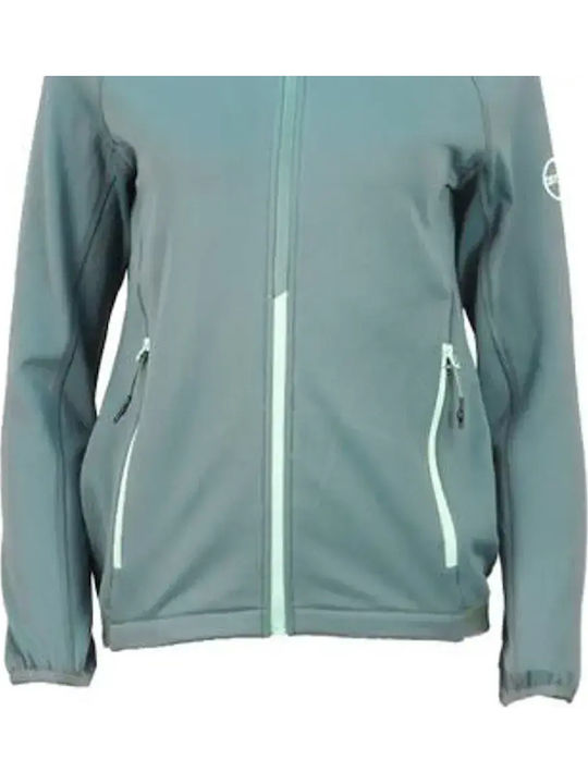 Fleece Women's Cardigan with Zipper Bottle