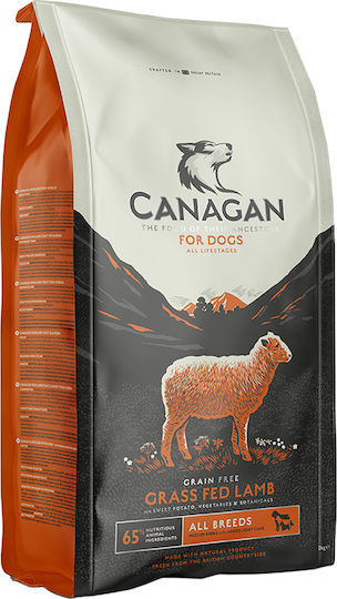 Canagan Grass Fed Lamb 2kg Dry Food for Dogs Grain-Free with Lamb