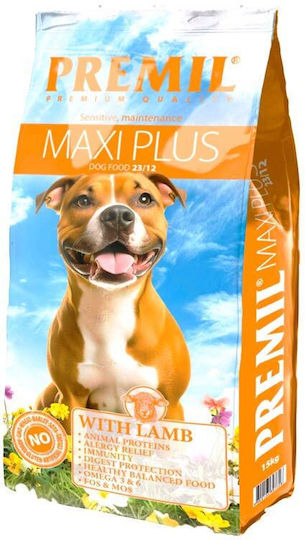 Premil Premium Maxi Plus 15kg Ξηρά Τροφή Σκύλων Μεγαλόσωμων Φυλών με Κοτόπουλο