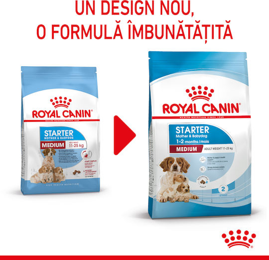 Royal Canin Starter Mother & Babydog Medium 4kg Dry Food for Medium Breed Puppies with Chicken and Rice