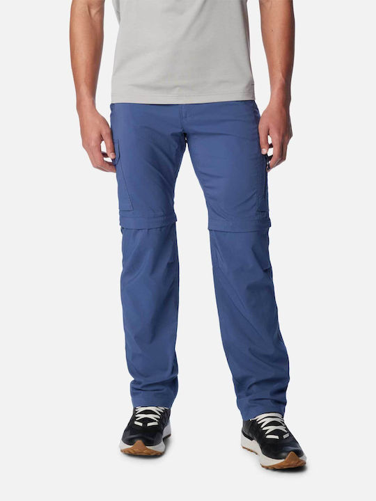 Columbia Silver Ridge Utility Convertible Men's Hiking Long Trousers Blue