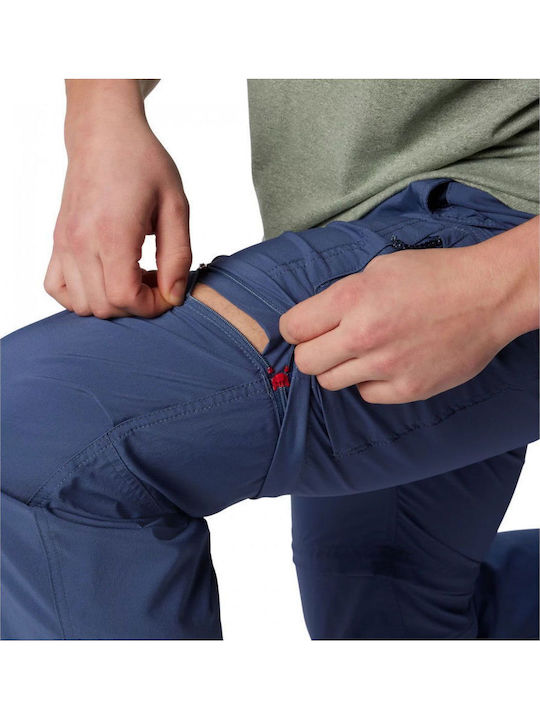 Columbia Silver Ridge Utility Convertible Men's Hiking Long Trousers Blue