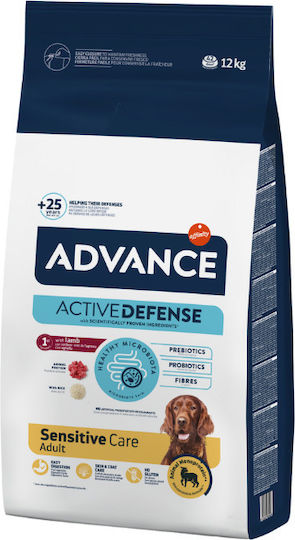 Advance Advance Sensitive 12kg Dry Food Gluten-Free for Adult Dogs with Lamb and Rice