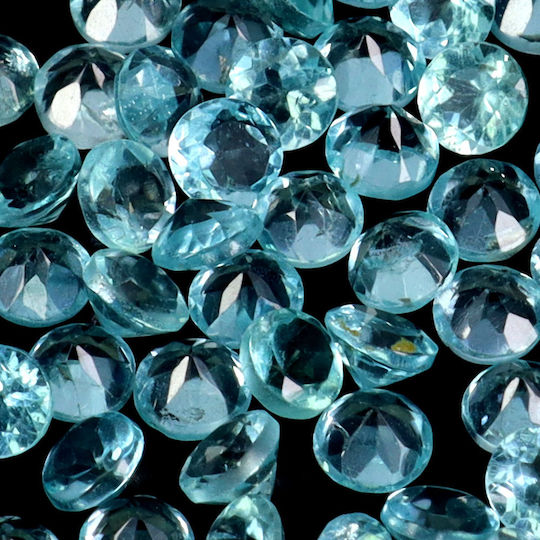 Apatite Neon Blue Natural Stones 5.13ct 56 Pieces
