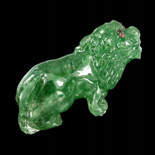 Lew Carved Aventurine Natural Stone 29.95ct