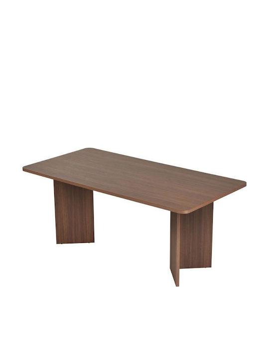 Linza Esszimmer- und Küchentisch Holzschatten Walnuss 180x90x75cm