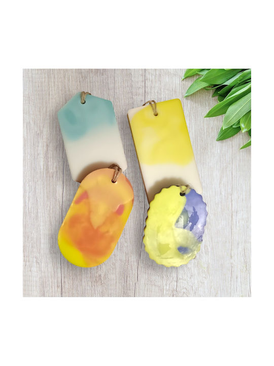 Aromatic Wardrobe Tablets Plant-Based Wax Colour Fusion 2 Pieces Green Apple Scent