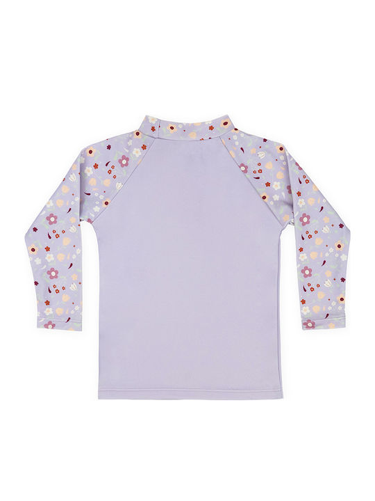 Splash About Splash Kids Swimwear Rashguard with Long Sleeve Lilac Spring