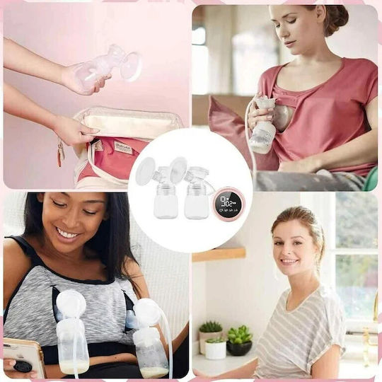 Alista Home Електрическа Двойна Помпа за Кърма Прозрачна 180ml