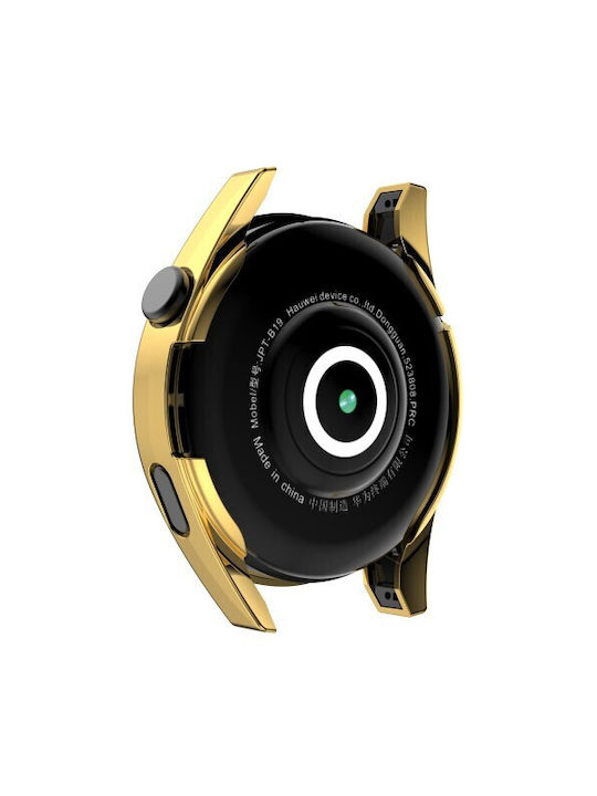 Electroplated Silikonhülle in Gold Farbe für das Huawei Watch GT 3 42mm