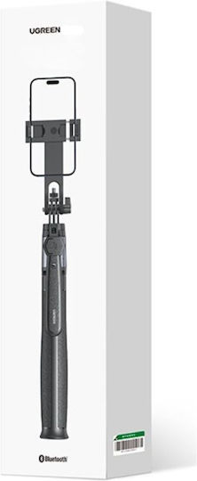 Ugreen LP849 Selfie Stick Τρίποδο Κινητού Bluetooth Μαύρο
