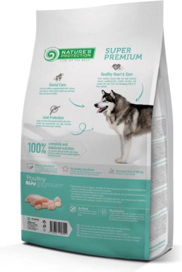 Nature's Protection Senior All Breeds 4kg Dry Food for Senior Dogs with Poultry