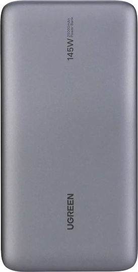 Ugreen PB205 Power Bank 25000mAh 145W με Θύρα USB-A και 2 Θύρες USB-C Power Delivery / Quick Charge 3.0 Γκρι