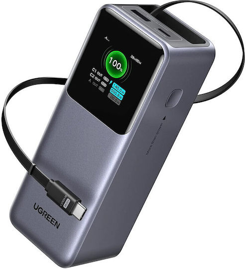 Ugreen PB726 Power Bank 20000mAh 165W με Θύρα USB-A και Θύρα USB-C Power Delivery Γκρι