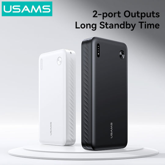 Usams PB83 Power Bank 20000mAh Power Delivery / Quick Charge 3.0 Μαύρο
