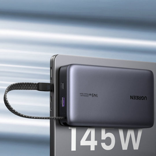 Ugreen PB551 Power Bank 20000mAh 145W με Θύρα USB-A και Θύρα USB-C Power Delivery Γκρι