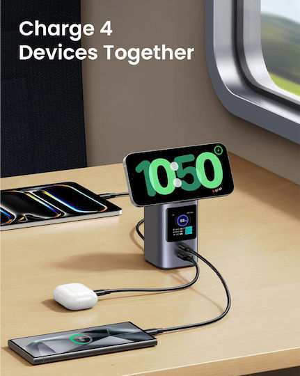 Ugreen PB771 Power Bank 20000mAh 145W με Θύρα USB-A και 2 Θύρες USB-C Power Delivery Ασημί