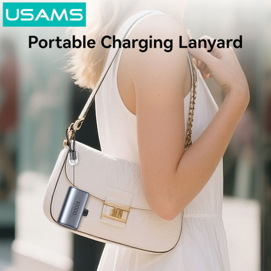 Usams PB82 Power Bank 10000mAh 20W Power Delivery Gray