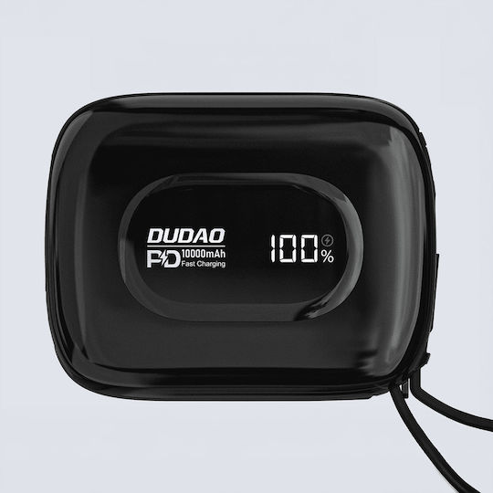 Dudao K32 Power Bank 10000mAh Μαύρο