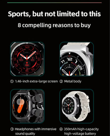 AIMB-Z19 Smartwatch (Alb)