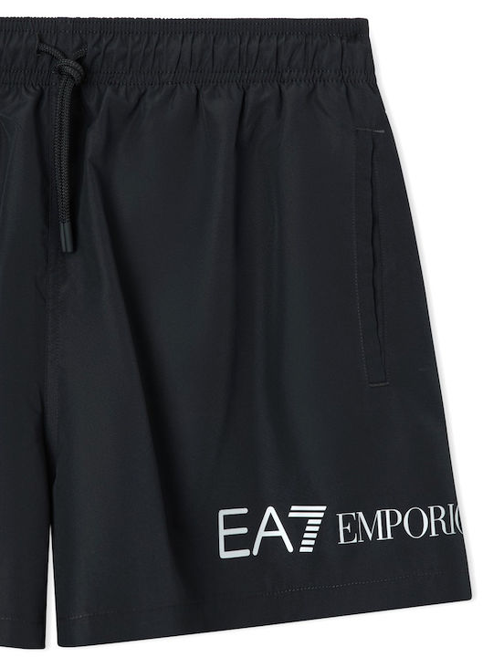 Emporio Armani Men's Swimwear Shorts Black/Silver
