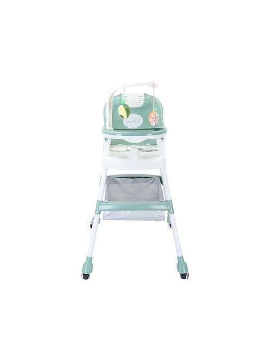 Alista Home Scaun Înalt De Masă Bebe Verde
