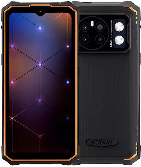 Hotwav Cyber 13 Dual SIM (8/128GB) Rugged Smartphone Orange