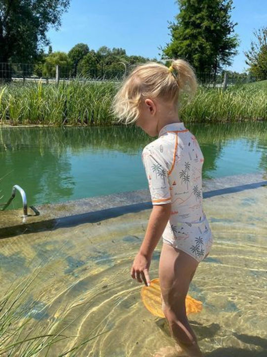 Ducksday Kinder Badebekleidung Einteilig Beige