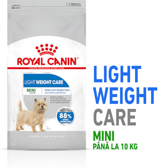 Royal Canin Light Weight Care Mini 8kg Dry Food Diet for Adult Small Breed Dogs with Poultry and Rice