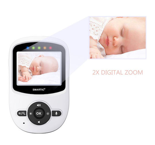 Smartic Kabellose Babyüberwachung mit Zwei-Wege-Audio & Schlaflieder