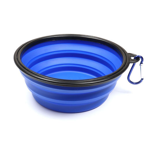 Schalen aus Silikon Futter & Wasser für Hund & Katze in Orange Farbe