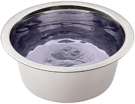 Ferplast Orion Stainless Steel Bowl Food & Water Slow Feeder for Dog & Cat 2.8lt 25cm in Silver Color