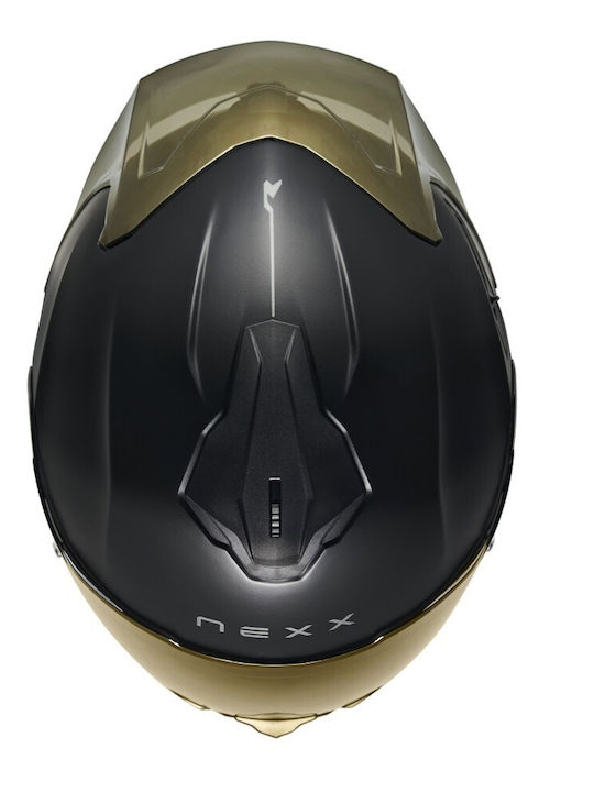 Nexx Y.100R Subsonic Black / Gold Κράνος Μηχανής Full Face DOT / ECE 22.06 1575gr με Pinlock και Sunvisor