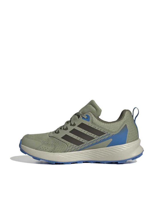 Terrex Kids Sports Shoes Running with Laces Green