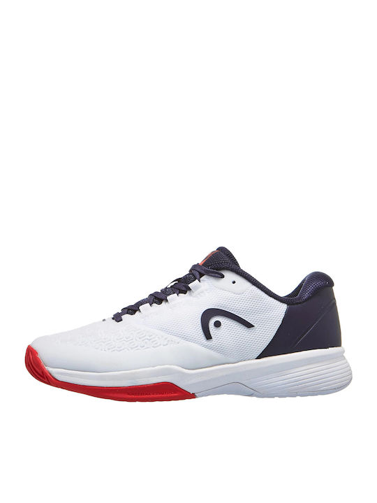 Revolt Pro Kids Sports Shoes Tennis with Laces White
