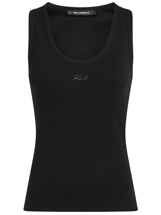 Women's Cotton Sleeveless Top Black