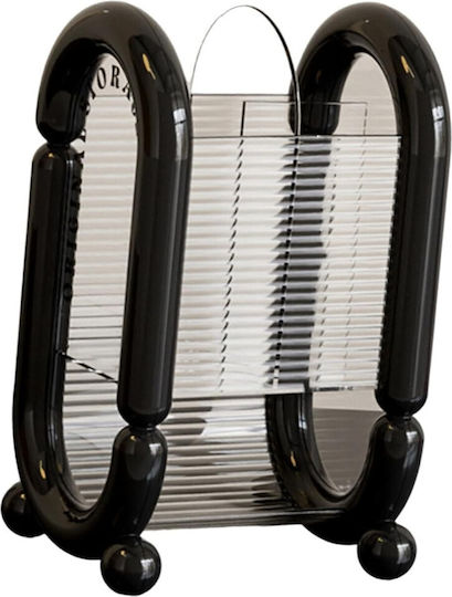 Alista Home Organizator Cosmetice Cu Separatoare Negru 20x12x10cm