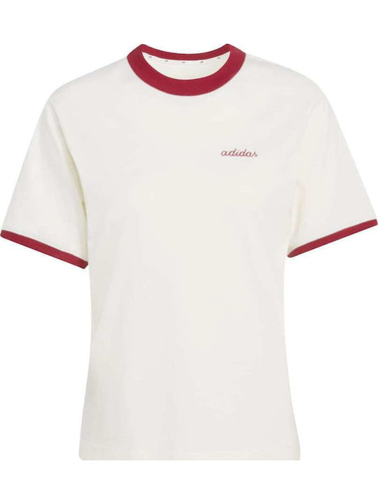 Damen Sport T-Shirt Weiß