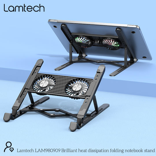 Lamtech Cooling Pad for Laptop up to 17.3" with Lighting LAM980909