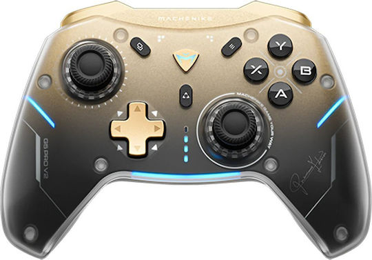 Machenike G5Pro Premium Edition With Charging Station Ασύρματο Gamepad για Android / PC / Switch / iOS Μαύρο