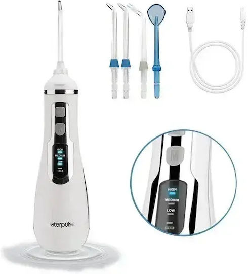 Waterpulse V500 Воден Иригатор с Калъф за Пътуване Бял