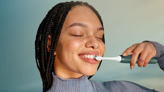 Philips Sonicare 3100 Irigator Bucal cu Senzor de Presiune și Husă de Călătorie Verde